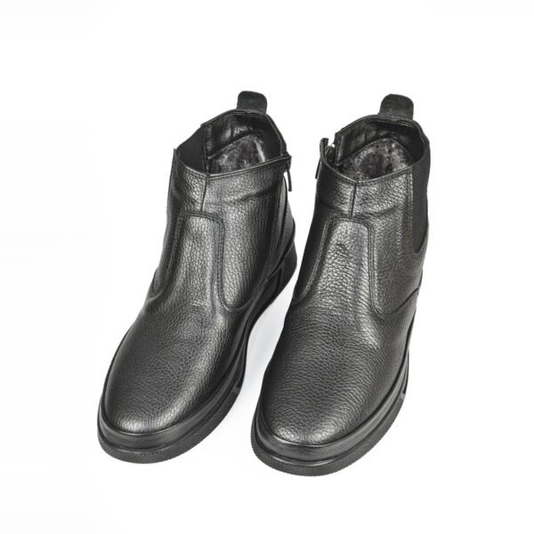 Kürklü Hakiki Deri Ortopedik Kaymaz Taban Yarım Bot DeepSEA