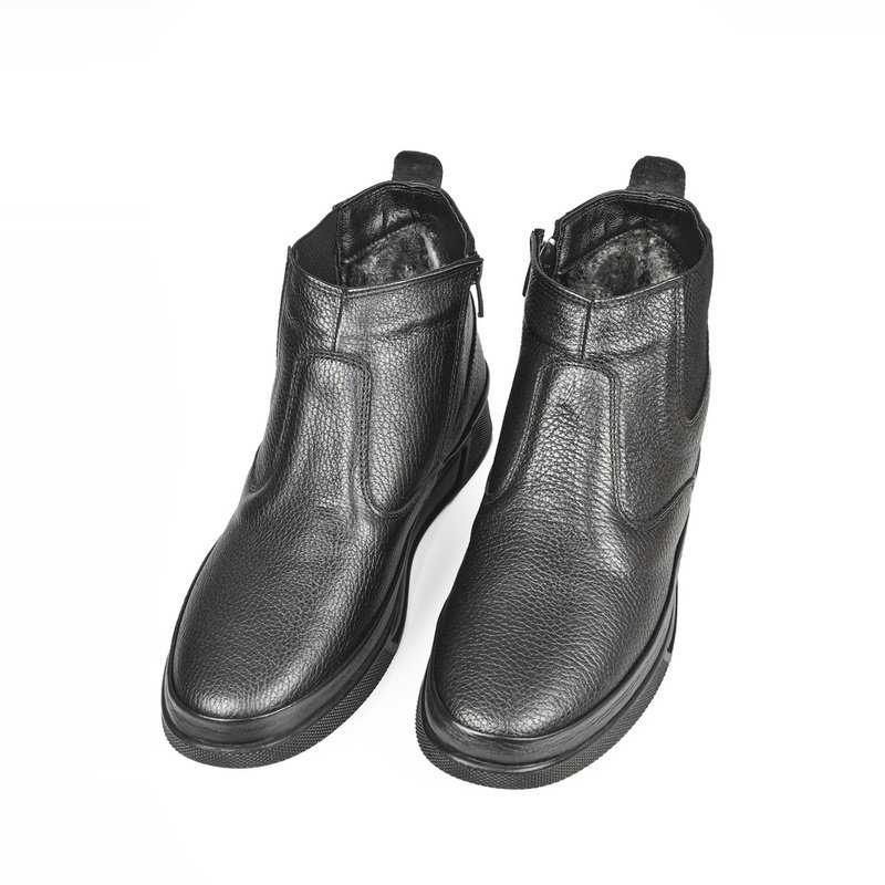 local-image-s174-1dfdbbe7-639c250d-579a-48e1-9ebb-339f88df2146 Kürklü Hakiki Deri Ortopedik Kaymaz Taban Yarım Bot DeepSEA - Görsel 1