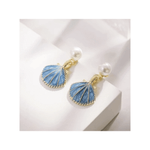 Deniz Kabuklu İncili Küpe