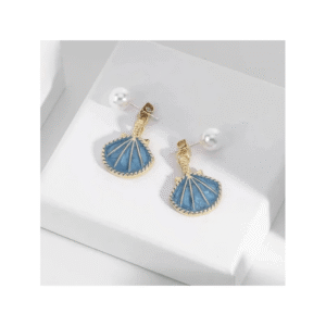 Deniz Kabuklu İncili Küpe - Görsel 2